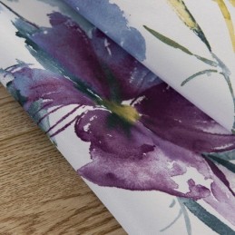 Gordijn Op Maat Gemaakt Gordijn Met Bloemenprint Amerikaanse Semi-Verduisterende Gordijnen