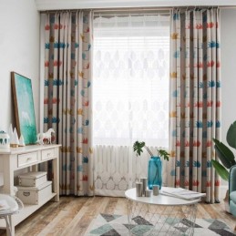 Eenvoudig Cartoongordijn Op...