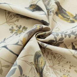 Nordic Linnen Verduisteringsgordijn Op Maat Gemaakt Gordijn Met Plantenprint Voor Woonkamer/Slaapkamer