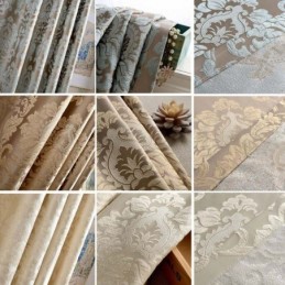Europees Max Verduisteringsgordijn Op Maat Gemaakt Gordijn Luxe Damascus Jacquard Slaapkamer