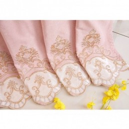 Chenille Verduisteringsgordijn Op Maat Gemaakt Gordijn Europese Stijl Bloemenborduurwerk Voor Woonkamer Slaapkamer