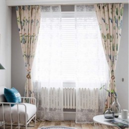 Creatief Cactus Bedrukt Gordijn Op Maat Gemaakt Gordijn Chromatisch Semi Verduisterend Woonkamer Slaapkamer Kinderstof
