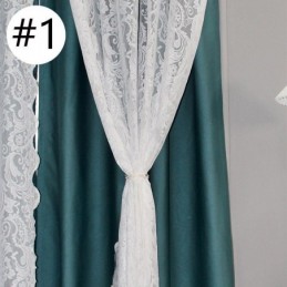 Verduisteringsgordijn In Scandinavische Stijl, Op Maat Gemaakt, Gordijn Met Plantenjacquard, Stoffen Garen, Geïntegreerd