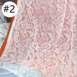 Verduisteringsgordijn In Scandinavische Stijl, Op Maat Gemaakt, Gordijn Met Plantenjacquard, Stoffen Garen, Geïntegreerd