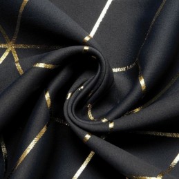 Verduisteringsgordijn Op Maat, Gordijn In Geometrische Brons, Scandinavische Stijl Voor Woonkamer En Slaapkamer