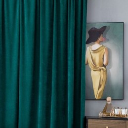 Chenille Verduisteringsgordijnen Effen Kleur In Scandinavische Stijl Voor Woonkamer/Slaapkamer