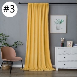 Chenille Verduisteringsgordijnen Effen Kleur In Scandinavische Stijl Voor Woonkamer/Slaapkamer