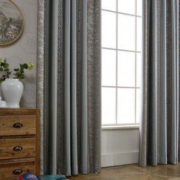 Nordic Verduisterende Gordijnen Jacquard Voor Woonkamer Slaapkamer