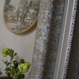 Nordic Verduisterende Gordijnen Jacquard Voor Woonkamer Slaapkamer