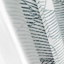 Nordic Verduisteringsgordijn Op Maat Gemaakt Gordijn Met Bedrukte Bladeren Voor Woonkamer Slaapkamer