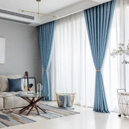 Nordic Verduisteringsgordijn Op Maat Gemaakt Gordijn Voor Woonkamer Slaapkamer Bedrukte Bladeren