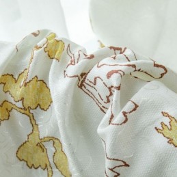 Verduisteringsgordijn Met Nordic Print En Bladeren, Op Maat Gemaakt Voor Woonkamer En Slaapkamer