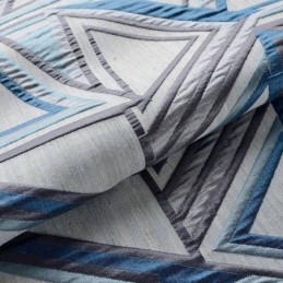 Linnen Verduisteringsgordijn Op Maat Gemaakt Gordijn Nordic Geometrische Jacquard Voor Woonkamer Slaapkamer