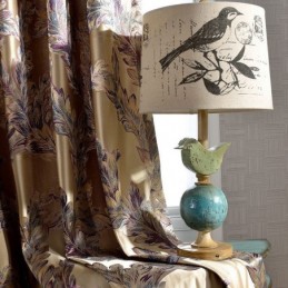 Nordic Verduisteringsgordijn Op Maat Gemaakt Gordijn Veren Jacquard Voor Woonkamer Slaapkamer