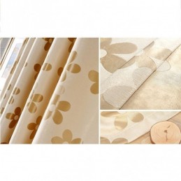 Verduisteringsgordijn Op Maat Gemaakt Gordijn Nordic Flower Jacquard Voor Woonkamer Slaapkamer