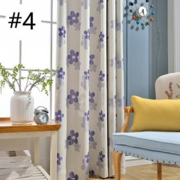 Verduisteringsgordijn Op Maat Gemaakt Gordijn Nordic Flower Jacquard Voor Woonkamer Slaapkamer