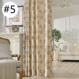 Verduisteringsgordijn Op Maat Gemaakt Gordijn Nordic Flower Jacquard Voor Woonkamer Slaapkamer