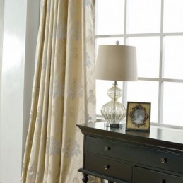 Verduisteringsgordijnen In Europese Stijl, Jacquardgordijn Met Bloemenmotief, Op Maat Gemaakt Gordijn Voor Woonkamer/Slaapkamer