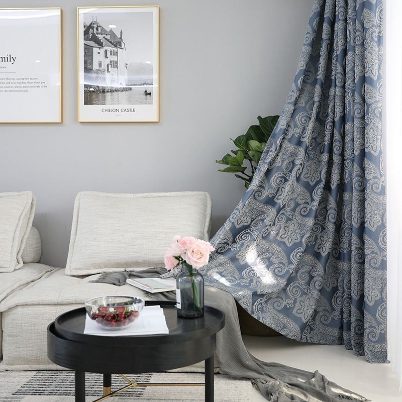 Europees Verduisteringsgordijn Op Maat Gemaakt Gordijn Jacquard Voor Woonkamer Slaapkamer