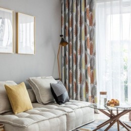 Nordic Verduisteringsgordijnen Met Varenbladprint Voor Woonkamer/Slaapkamer