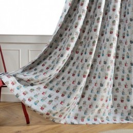 Nordic Verduisteringsgordijn Op Maat Gemaakt Gordijn Potplant Bedrukt Voor Woonkamer Slaapkamer