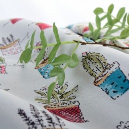 Nordic Verduisteringsgordijn Op Maat Gemaakt Gordijn Potplant Bedrukt Voor Woonkamer Slaapkamer