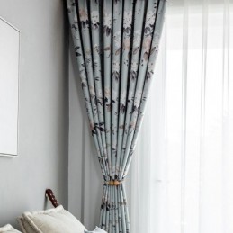 Nordic Verduisteringsgordijnen Met Bloemenprint Voor Woonkamer/Slaapkamer