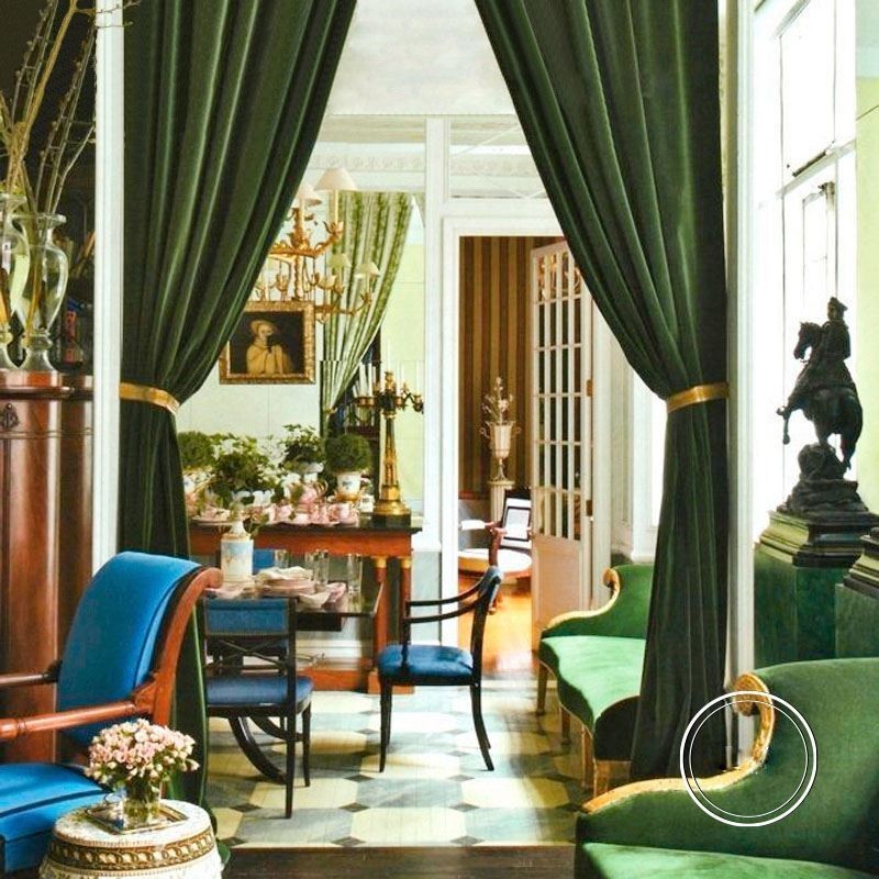 Donkergroene Flanellen Verduisteringsgordijnen Op Maat Gemaakt Gordijn Minimalistische Effen Stof Woonkamer Slaapkamer