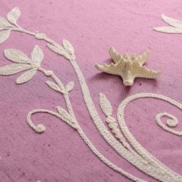 Nordic Wind Verduisteringsgordijn Op Maat Gemaakt Gordijn Plant Geborduurd Katoen Linnen