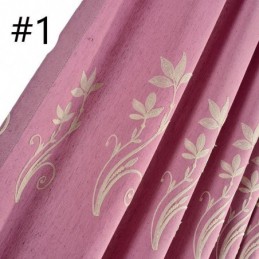 Nordic Wind Verduisteringsgordijn Op Maat Gemaakt Gordijn Plant Geborduurd Katoen Linnen