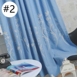 Nordic Wind Verduisteringsgordijn Op Maat Gemaakt Gordijn Plant Geborduurd Katoen Linnen