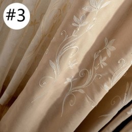 Nordic Wind Verduisteringsgordijn Op Maat Gemaakt Gordijn Plant Geborduurd Katoen Linnen