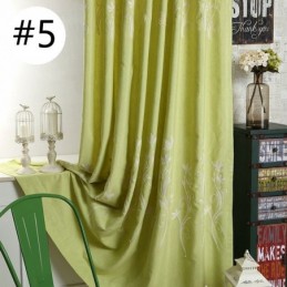 Nordic Wind Verduisteringsgordijn Op Maat Gemaakt Gordijn Plant Geborduurd Katoen Linnen