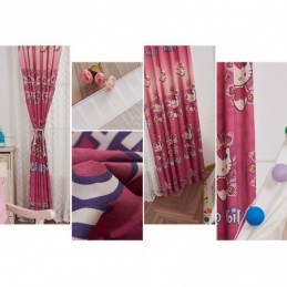 Verduisterende Gordijnen Van Katoen In Kinderstijl Met Print Van Een Kat Voor De Woonkamer En Slaapkamer