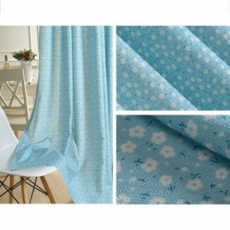 Verduisteringsgordijn Van Katoen Op Maat Gemaakt Gordijn Met Nordic Bloemenprint Voor Woonkamer/Slaapkamer