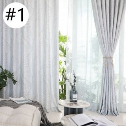 Bladeren Bedrukt Verduisteringsgordijn Op Maat Gemaakt Gordijn Nordic Voor Woonkamer Slaapkamer