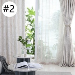 Bladeren Bedrukt Verduisteringsgordijn Op Maat Gemaakt Gordijn Nordic Voor Woonkamer Slaapkamer