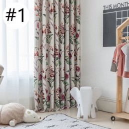 Nordic Verduisteringsgordijnen Met Plantenprint Voor Woonkamer/Slaapkamer