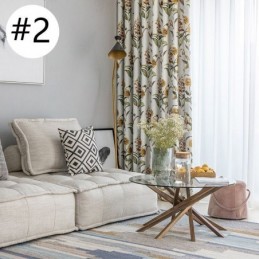 Nordic Verduisteringsgordijnen Met Plantenprint Voor Woonkamer/Slaapkamer