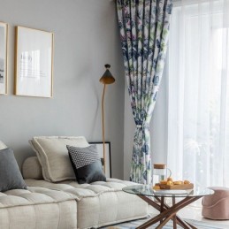 Nordic Verduisteringsgordijnen Met Plantenprint Voor Woonkamer/Slaapkamer