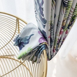 Nordic Verduisteringsgordijnen Met Plantenprint Voor Woonkamer/Slaapkamer