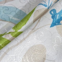 Verduisteringsgordijn Op Maat Gemaakt Voor Woonkamer, Slaapkamer, Nordic Bedrukte Bladeren