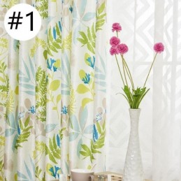 Verduisteringsgordijn Op Maat Gemaakt Voor Woonkamer, Slaapkamer, Nordic Bedrukte Bladeren