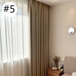 Moderne Verduisteringsgordijnen Effen Jacquard Voor De Woonkamer