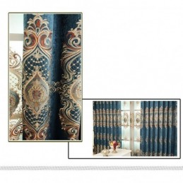 Geborduurd Verduisteringsgordijn Op Maat Gemaakt Europees Luxe Bloemengordijn Voor De Woonkamer