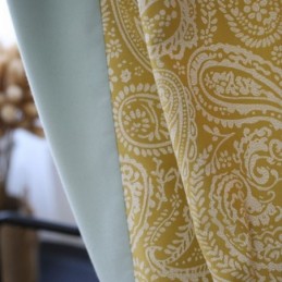 Modern Katoenen Gordijn Op Maat Gemaakt Gordijn Plant Jacquard Voor Woonkamer Slaapkamer