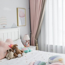 Modern Stikselgordijn Op Maat Gemaakt Gordijn Pied-De-Poule Verduisterend Voor Woonkamer Slaapkamer