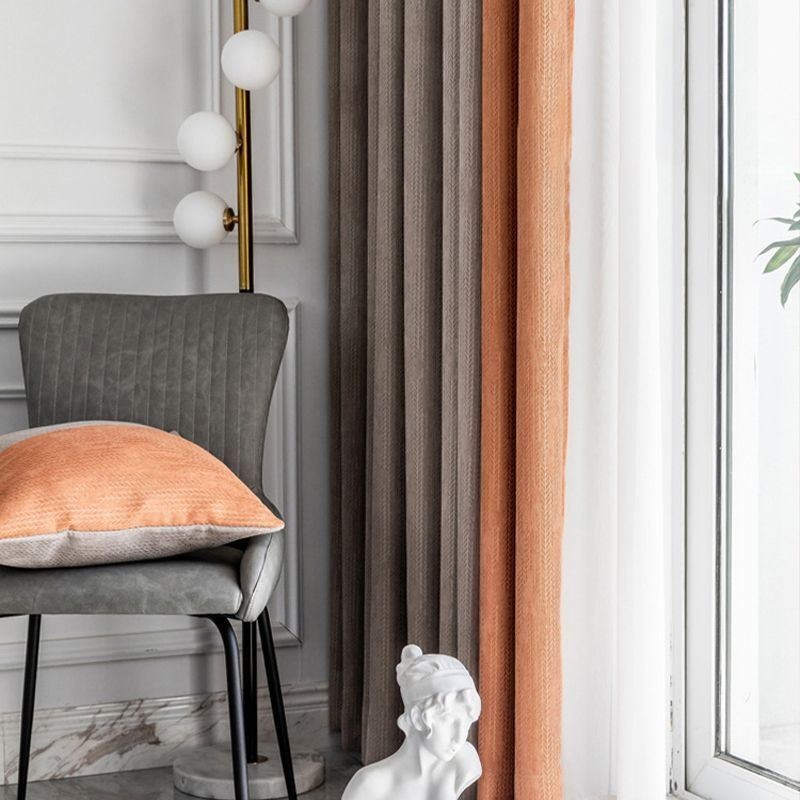 Modern Stikselgordijn Op Maat Gemaakt Gordijn Van Chenille, Verduisterend Voor Woonkamer En Slaapkamer