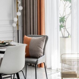 Modern Stikselgordijn Op Maat Gemaakt Gordijn Van Chenille, Verduisterend Voor Woonkamer En Slaapkamer