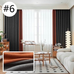 Modern Stikselgordijn Op Maat Gemaakt Gordijn Van Chenille, Verduisterend Voor Woonkamer En Slaapkamer